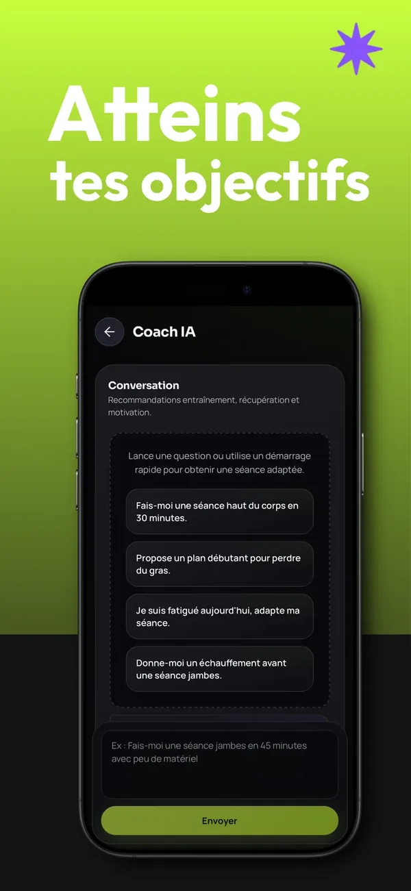 Coach IA, des séances adaptées à la forme du jour.