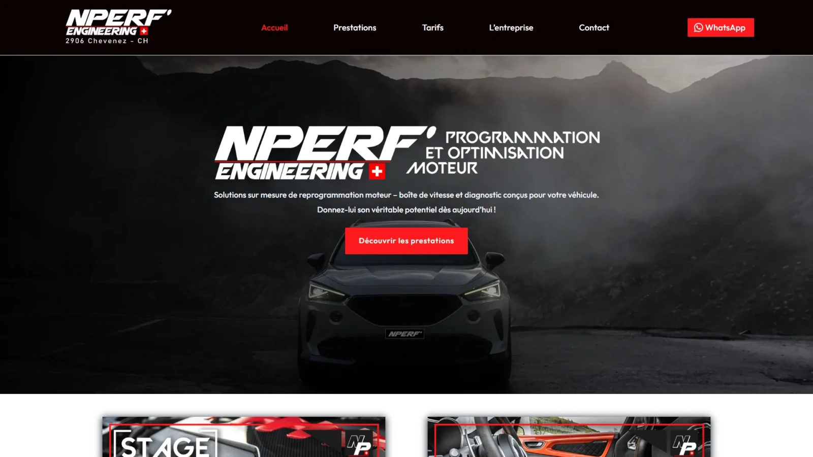 NPerf’ Engineering: Web development by e-Medias Group