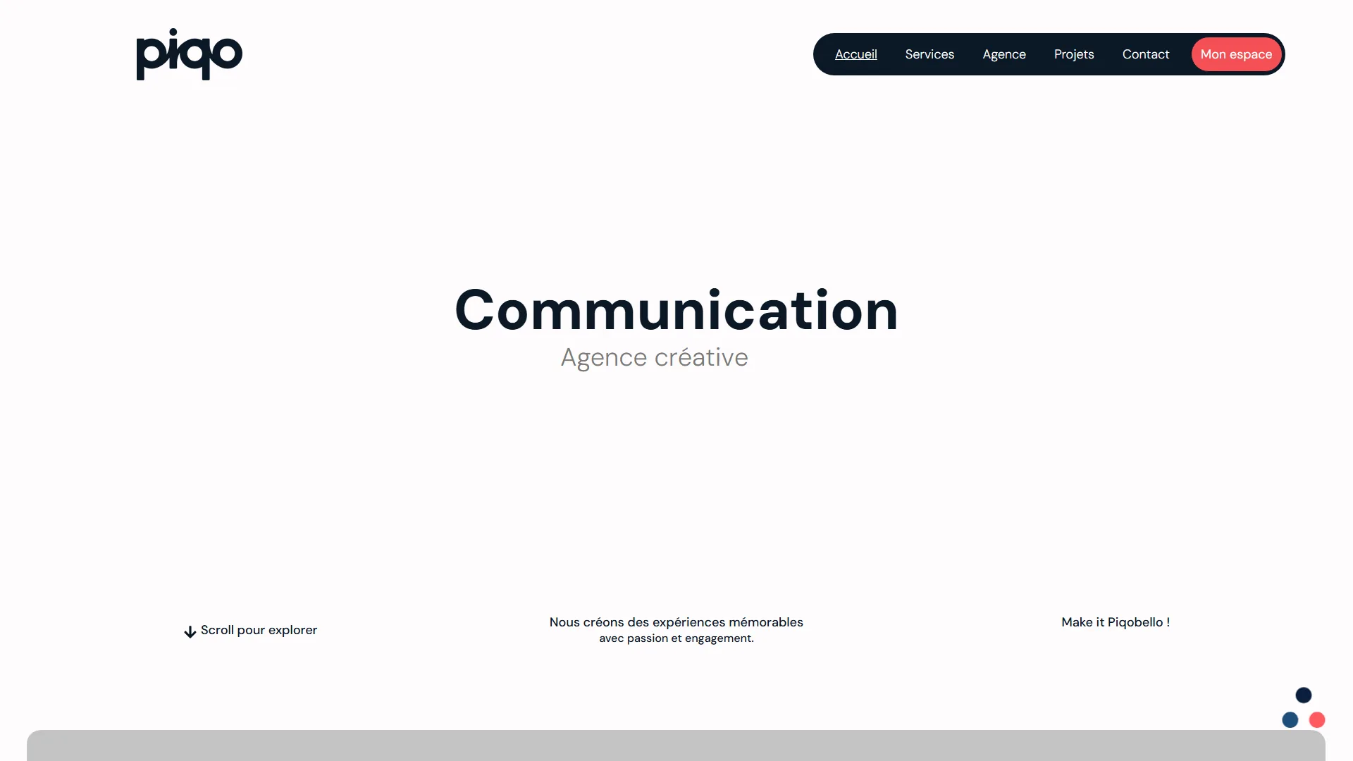 Piqo Communication : Développement web par e-Medias Group